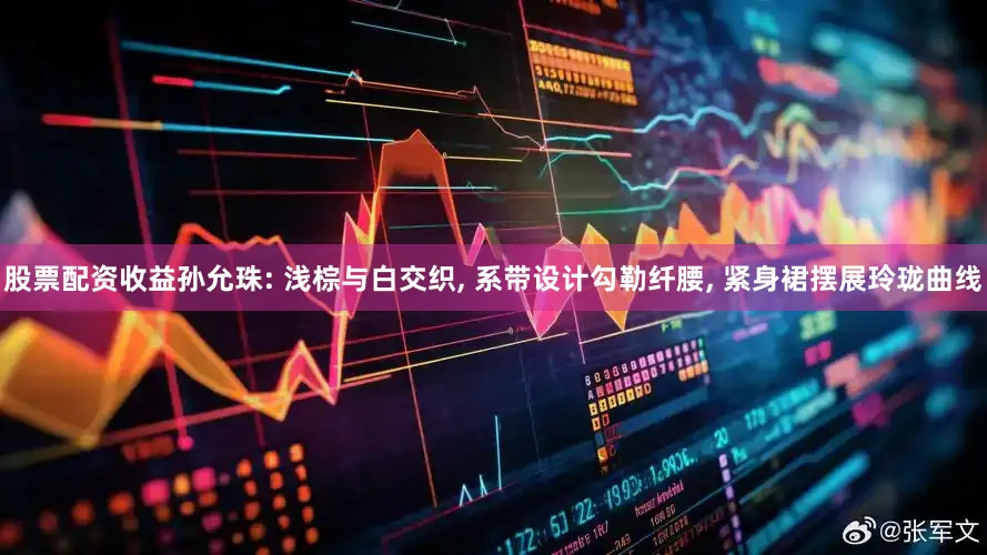 股票配资收益孙允珠: 浅棕与白交织, 系带设计勾勒纤腰, 紧身裙摆展玲珑曲线