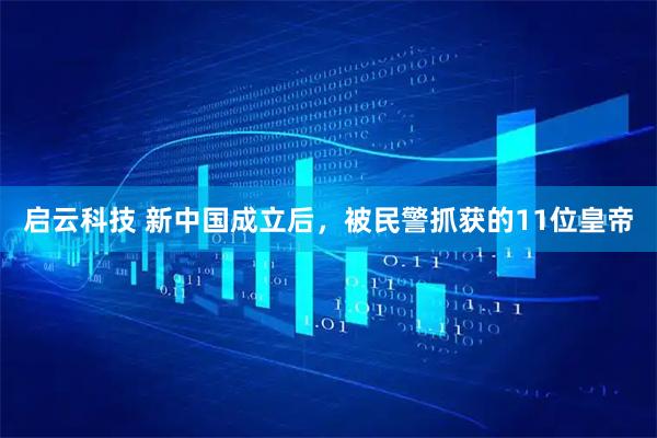 启云科技 新中国成立后，被民警抓获的11位皇帝